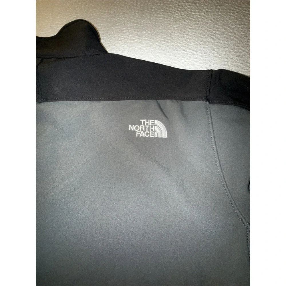 The North Face Mens TNF Apex Softshell‎ Jacket Grey Black Size Large